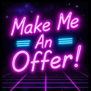 Neon Pink and Blue Sign